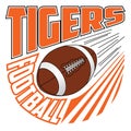 Tigers Football Team Design