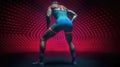 Tight Glutes In Athletic Shorts. Generative AI