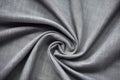 tight shot of grey linen fabric