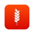 Tight spike icon digital red