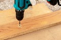 Tightening of the screw in a chipboard, repair of furniture