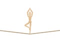 Tightrope Walker Balance Poise Yoga Wooden Mannequin