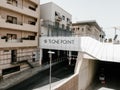 Tigne Point underground garage entrance