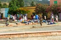 Tigray people in center of of Aksum, Ethiopia Africa