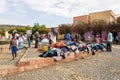 Tigray people in center of of Aksum, Ethiopia Africa