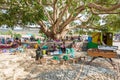 Tigray people resting in center of of Aksum, Ethiopia Africa