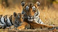 Tigress with her c ub