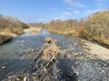 Tigrovaya River in autumn. Russia, Primorsky Krai, Partizansky district