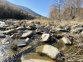 Tigrovaya River in autumn. Russia, Primorsky Krai, Partizansky district