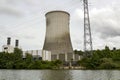 Tihange nuclear power plant in Belgium Royalty Free Stock Photo