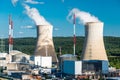 Tihange Nuclear Power Station Royalty Free Stock Photo