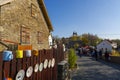 Street of the old village Tihany in North Balaton