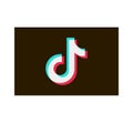 Tik tok application. Tiktok Social media network. TikTok is a popular video-sharing social networking service. Tik Tok logo .