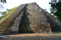 The archaeological site of the pre-Columbian Maya civilization in Tikal Royalty Free Stock Photo