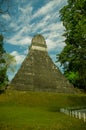 Tikal mayan ruins in guatemala