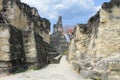 Tikal National Park on Unesco World Heritage. Temple II views Temple of the Masks