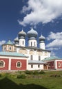 Tikhvin Assumption Monastery, a Russian Orthodox, (Tihvin, Saint Petersburg region, Russia) Royalty Free Stock Photo
