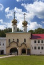 Tikhvin Assumption Monastery, a Russian Orthodox, (Tihvin, Saint Petersburg region, Russia) Royalty Free Stock Photo