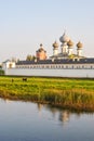 Tikhvin monastery Russia in autumn