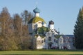 Tikhvin Assumption Monastery. Leningrad Oblast Royalty Free Stock Photo