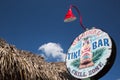 Tiki Bar Sign Royalty Free Stock Photo