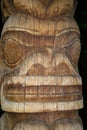 Tiki Carved Face