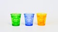 Tiki glasses. Royalty Free Stock Photo