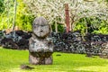 Tiki sculture in tahiti