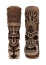 Tiki Statues Royalty Free Stock Photo