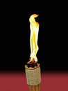 Tiki Torch on Background Royalty Free Stock Photo