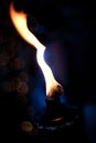 Tiki Torch Flame Royalty Free Stock Photo