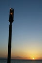 Tiki Torch Sunset Royalty Free Stock Photo