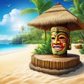 Tiki Tropical background