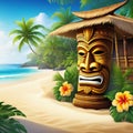 Tiki Tropical background