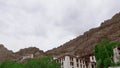 Tikse(Tiksey) gompa or Thiksay(Thiksey) monastery. Built on the Loess Mountain.