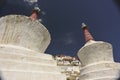 Tiksey Monastery is a Buddhist monastery in Ladakh Royalty Free Stock Photo