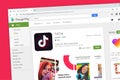 TikTok including musical.ly website homepage social media application Google Play Store install