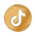 TikTok vector social media icon. Instagram logo illustration. Royalty Free Stock Photo
