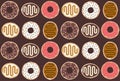 Tasty doughnut pattern