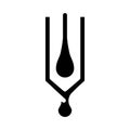 tilak mark glyph icon vector illustration