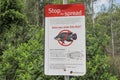 Tilapia pest sign showing recognition details