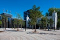 Tilburg, North Brabant, The Netherlands - Contemporary buildings at the town hall square