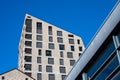 Tilburg, North Brabant, The Netherlands - Contemporary office buildings in the city center against blue sky Royalty Free Stock Photo