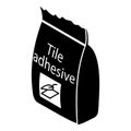 Tile adhesive icon, simple style