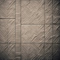 A tile adhesive texture with a groove trowel and an abstract pattern