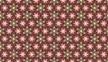 Tile background pattern with symmetric ornament of red sakura spring flowers. Geometric seamless design template with floral red Royalty Free Stock Photo