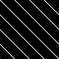 Tile black and white stripes vector pattern or seamless background Royalty Free Stock Photo