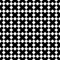 Tile black and white x cross vector pattern Royalty Free Stock Photo