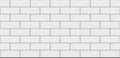 Tile brick pattern. Seamless subway wall. Vector illustration Royalty Free Stock Photo