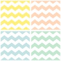 Tile chevron vector pattern with yellow and white zig zag background Royalty Free Stock Photo
